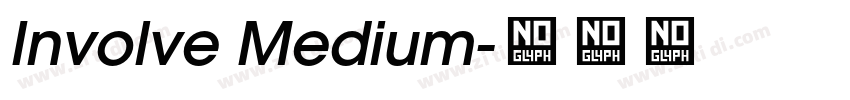 Involve Medium字体转换